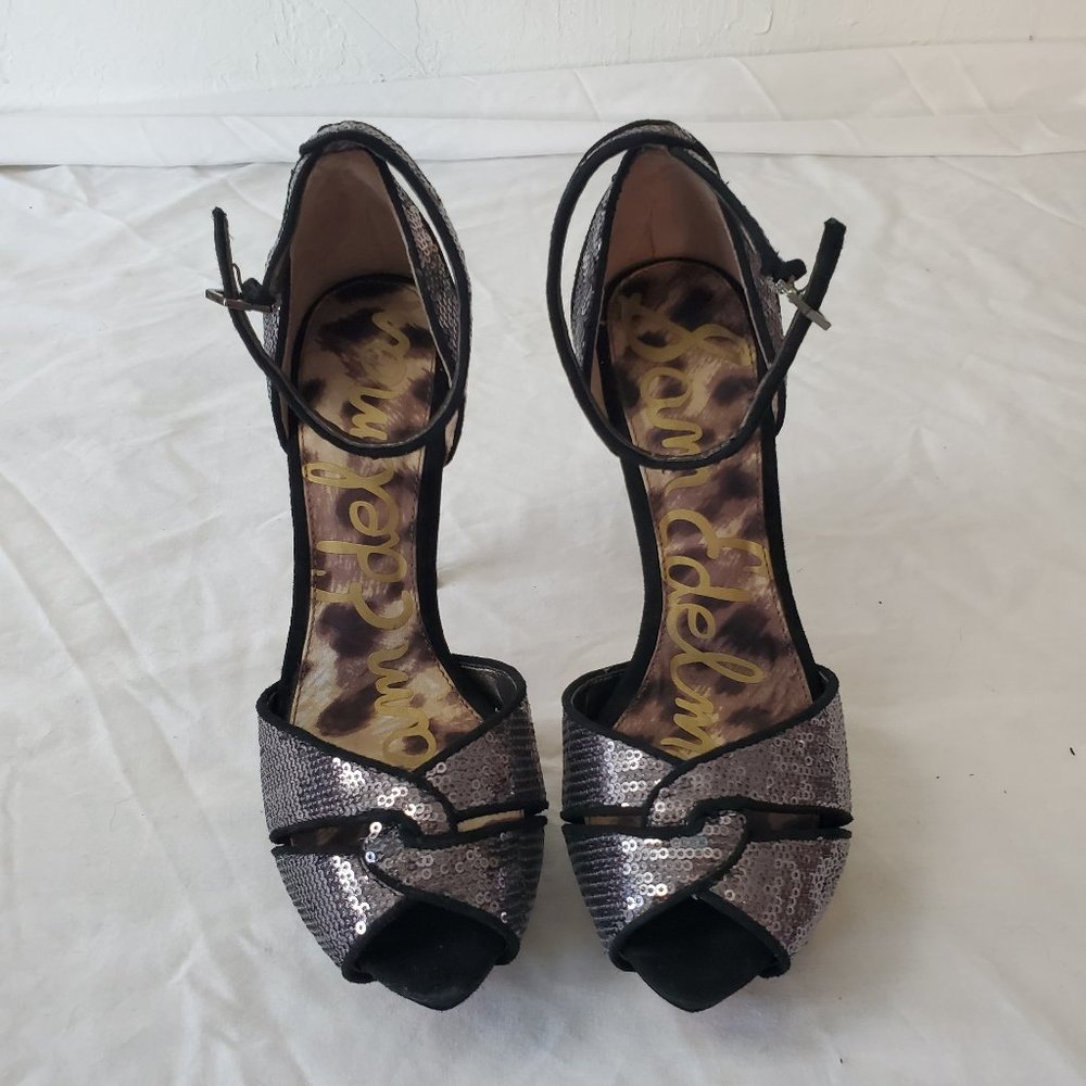 Sam Edelman Sequin Heels Woman's 7.5M
